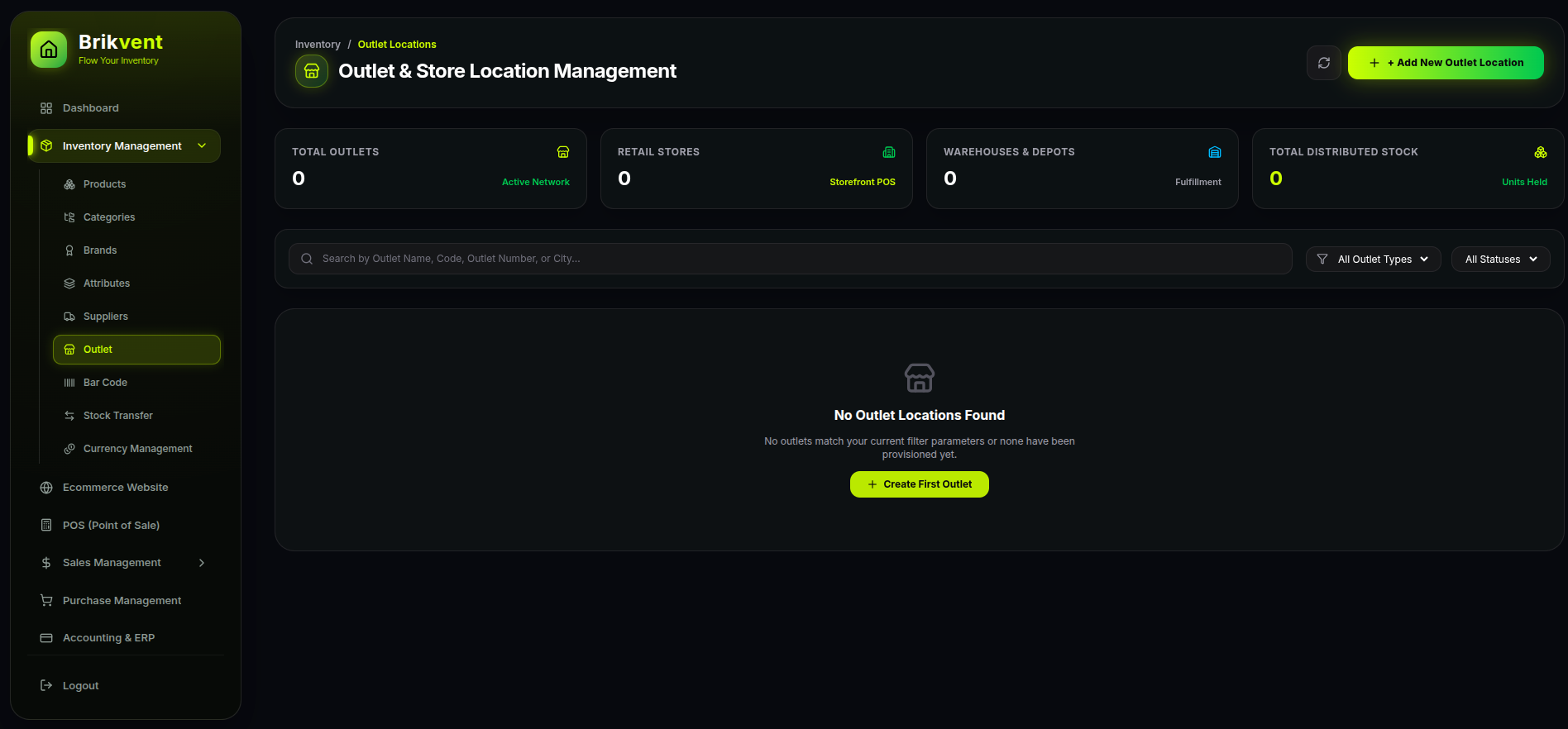 Multi-Outlet Creation & Management